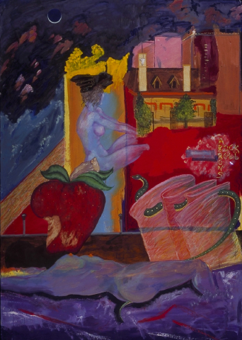 'Forbidden Fruit' - photo of painting by Nick Applebee